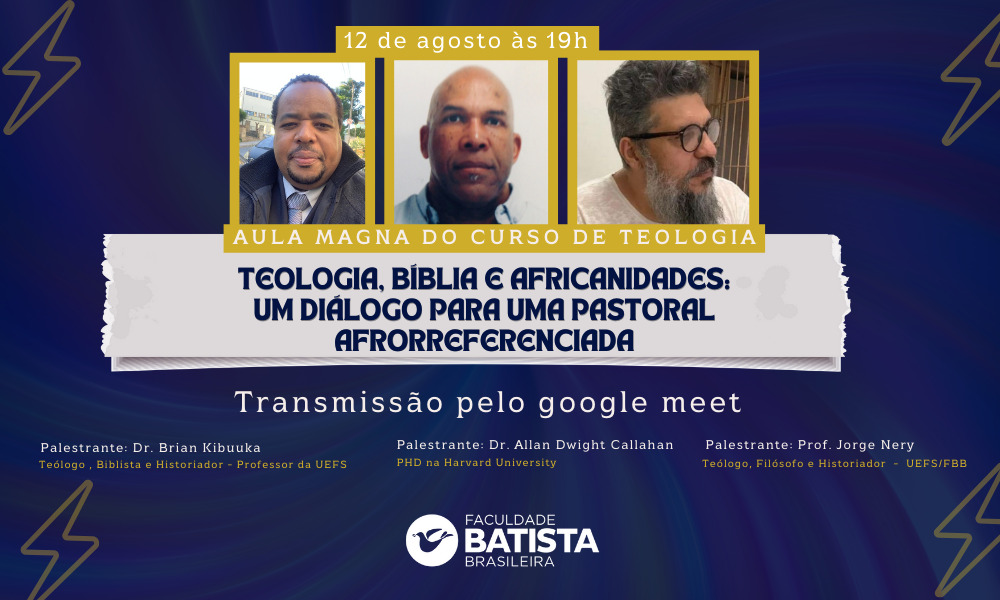 Aula Magna – Teologia, Bíblia e Africanidades: Um diálogo para uma pastoral afrorreferenciada